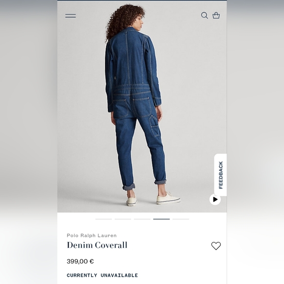 Polo Ralph Lauren denim coverall - Picture 3 of 16